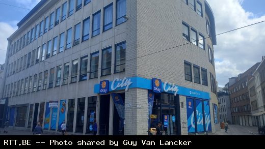 91GEN , hoek St Niklaasstraat - Bennesteeg .