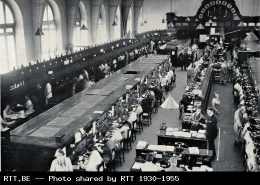 Ancien bureau interurbain manuel de Bruxelles (STRO/Paille? A confirmer)