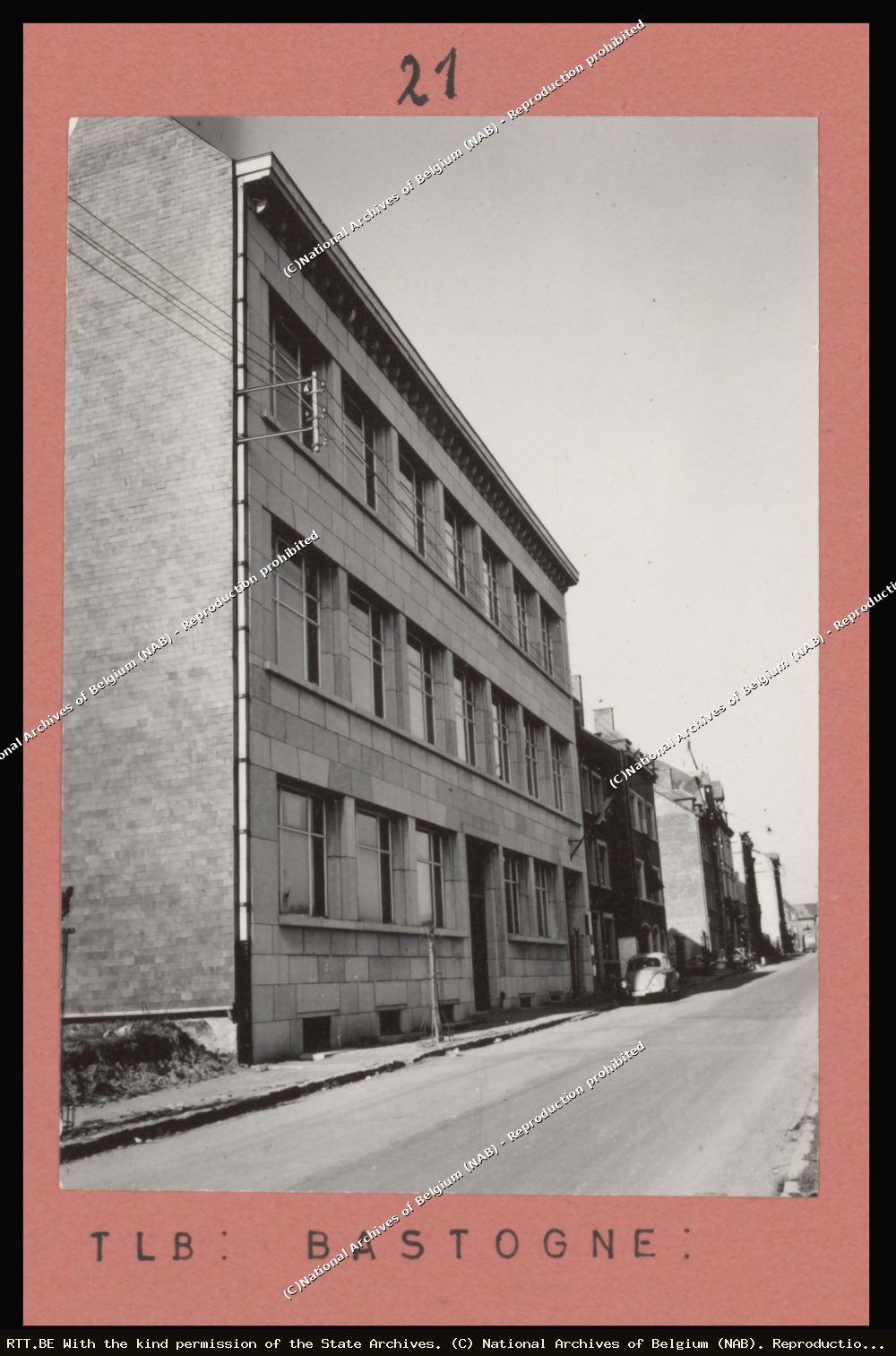 Telephone exchange — Avenue Mathieu
