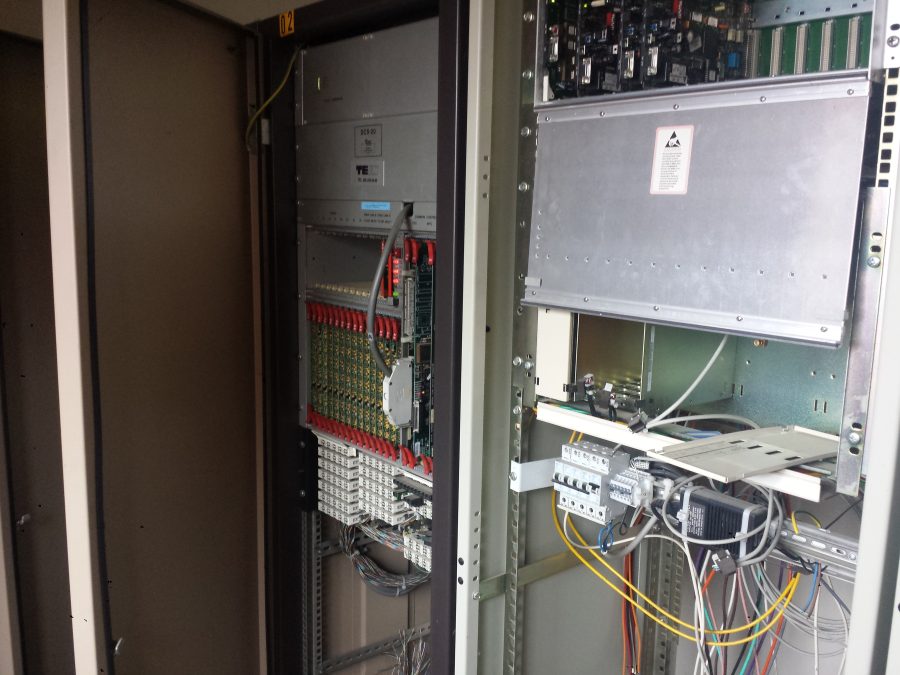 Pair gain system (left)